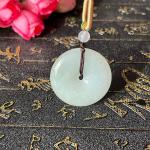 天然翡翠平安扣吊坠